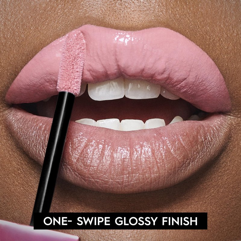 Urban Decay Vice Lip Bond Glossy Longwear Liquid Lipstick (Indie Sleaze - Pure Black), Transfer-proof, Smudge-proof, Up to 16HR Wear, Vegan, Cruelty-free - 0.14 fl oz