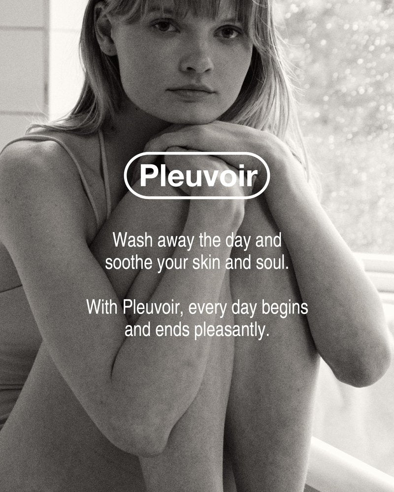 Pleuvoir Hand Wash Floral Musk - Hydrating Liquid Hand Soap - Creamy Musk Wildflower Garden Scent - Moisturizing with Hyaluronic Acid, Ceramides - Vegan, K-Beauty 10 fl.oz