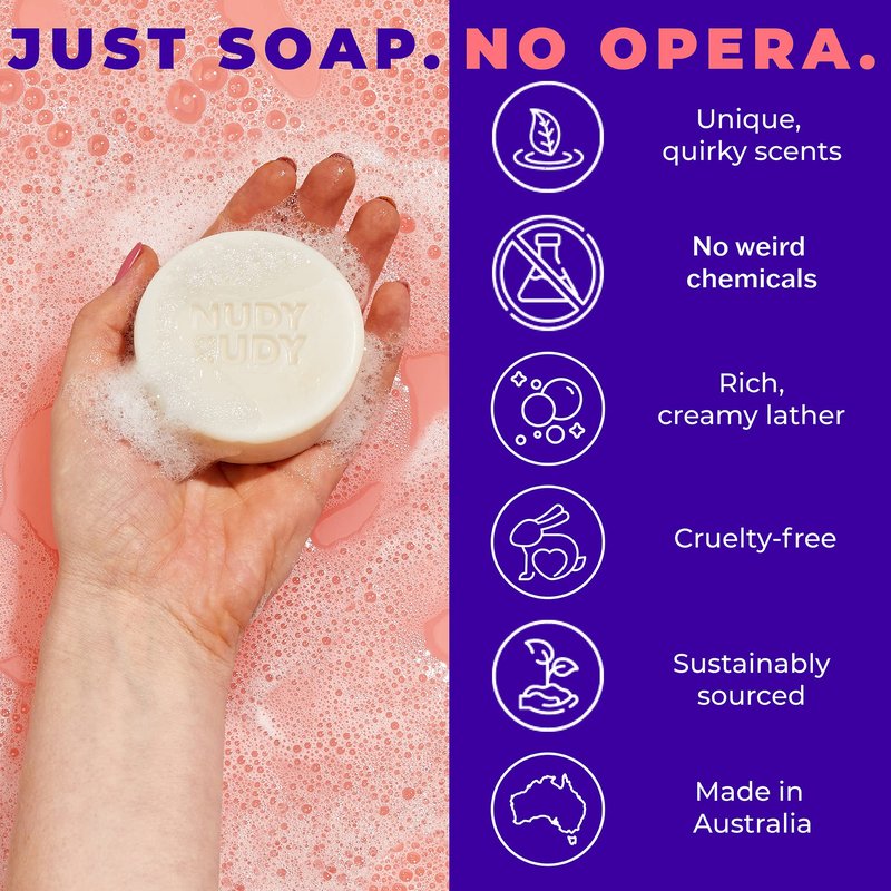 Oz Vibes Bundle Par Soap Pucks, Includes Berrylicious, Sea. Salt. Suds., Wasabi Pear, Made with Organic Shea Butter, Pure Plant Oils, Triple Milled Bars, All Skin Types, 4.2 oz Each - Pack of 3