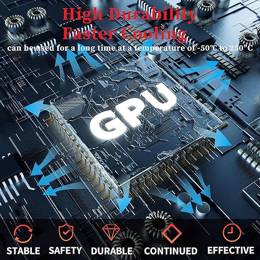 MoneyQiu HY-510-25g Thermal Conductivity: >1.93W/m-k CPU Thermal heatsink Paste Silicone Grease Compound Non-Conductive for pc CPU gpu PS4 25Gram