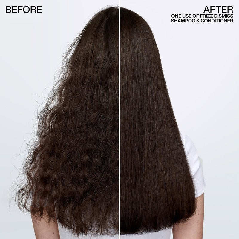 Redken Frizz Dismiss Rebel Tame Heat Protective Leave-In Cream For Frizzy Hair - Protects Hair Against Frizz, 8 Oz