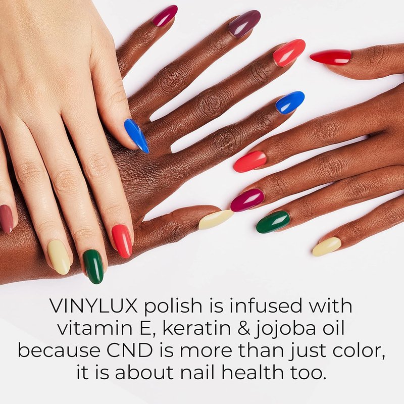 CND Vinylux Gray Nail Polish - Longwear Gel-Like Shine & Chip Resistant | 0.5 Fl Oz
