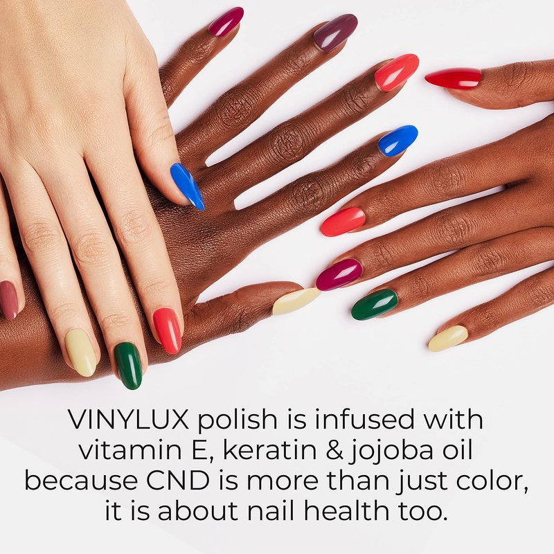 CND Vinylux Longwear Metallic Nail Polish, Gel-like Shine & Chip Resistant Color, 0.5 Fl Oz (Pack of 2)