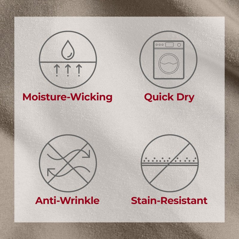 Mellanni Extra Deep Full Sheets - 4 PC Iconic Collection Bedding - Hotel Luxury, Ultra Soft, Cooling Bed Sheets - Wrinkle, Fade, Stain Resistant (Full, Tan)