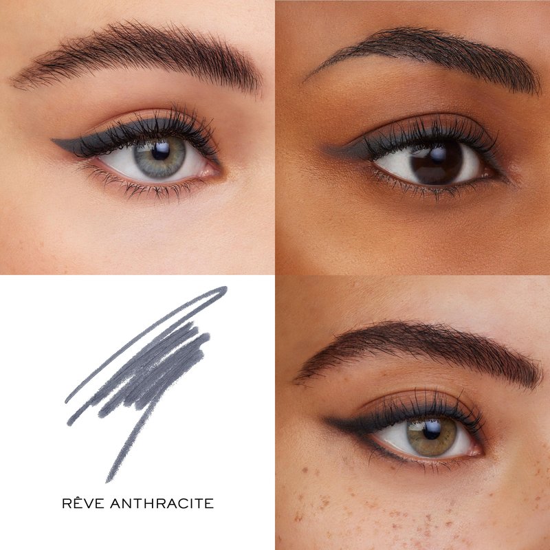Lancôme Le Stylo Waterproof Eyeliner Pencil - Creamy & Highly Pigmented - Seamless Blending & Smudging - 08 Reve Anthracite