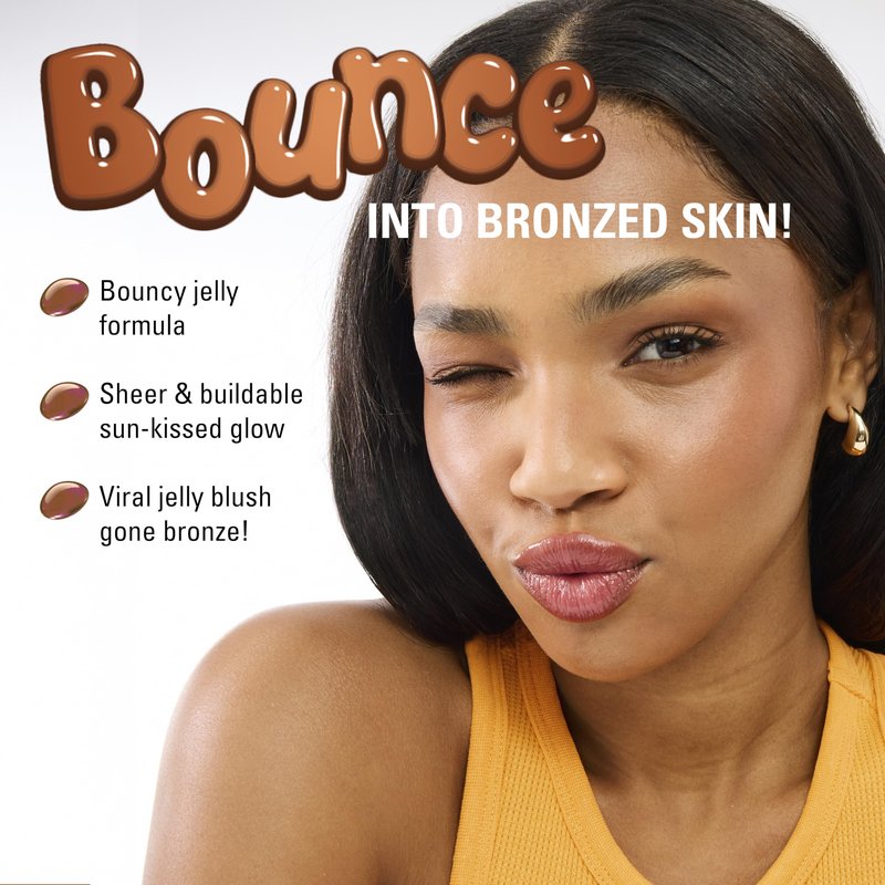 Revolution, Jelly Bronzer Tint Stick, Sheer Liquid Gel Bronzing Makeup for a Sun-Kissed Glow to Cheeks, Vegan & Cruelty-Free, Medium Sunset, 0.28 oz