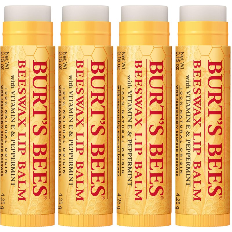 Burt's Bees 100% Natural Moisturizing Lip Balm (Original Beeswax)