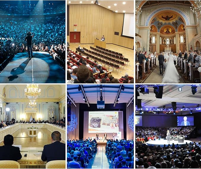 iuZee AI Auto Tracking NDI PTZ Camera 3G-SDI/USB3.0/HDMI/LAN IP PoE IP Live Streaming 20X Optical and 8X Digital Zoom Camera 1080P 60FPS for Church Services Worship Education Events vMix OBS YouTube