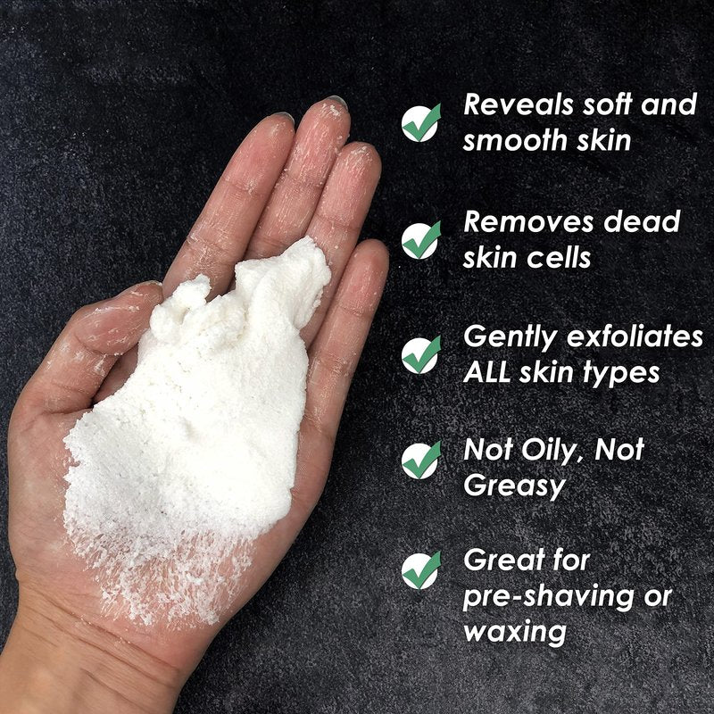 Primal Elements Sugar Whip Exfoliating Scrub, Body and Face Cleanser for Silky Smooth, Moisturize All Skin Types, Palm Leaf - 10 Ounce