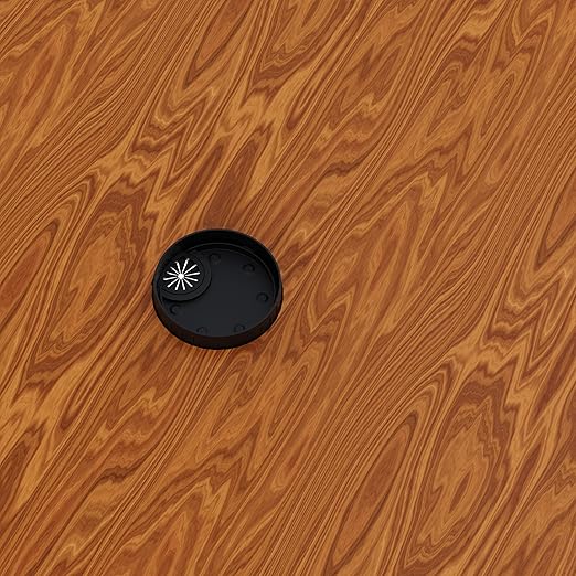Skweawert Desk Grommet 2 Inch 50mm, Zinc Alloy Computer Desk Wire Hole Cover, Office Desktop Cord Cable Hole Metal Ring, Black