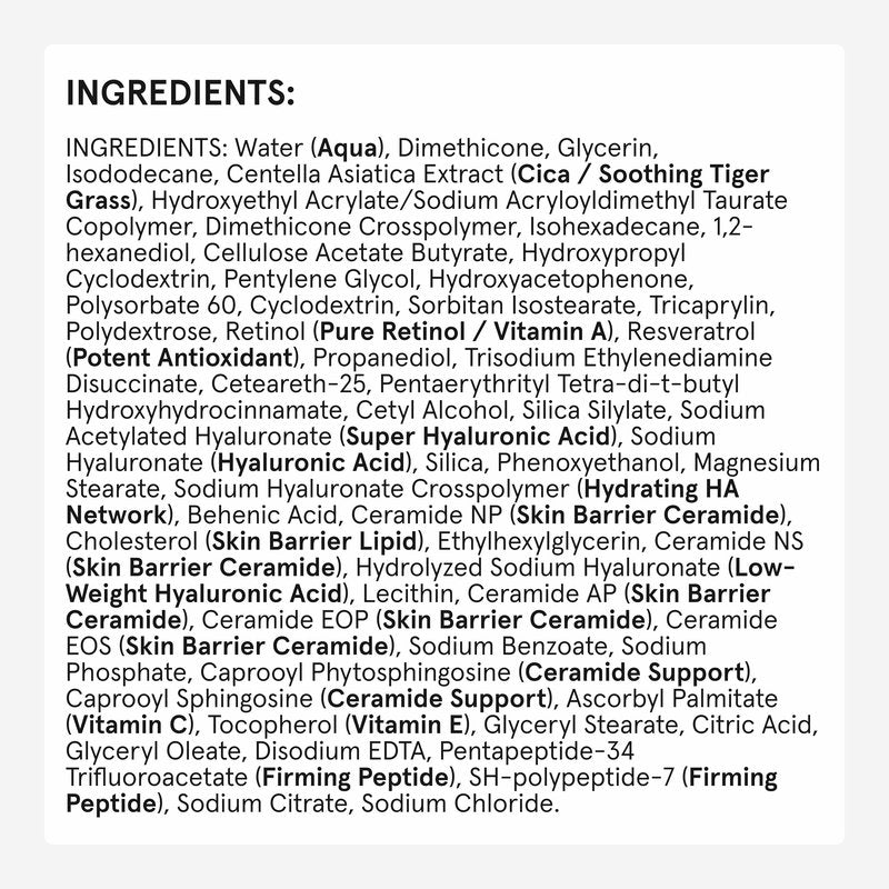 iRestore Retinol Serum for Face - 1% Retinol with Peptides & Hyaluronic Acid - Anti Aging Night Serum for Sensitive Skin - Fragrance Free, Reduces Fine Lines, Wrinkles (Pack of 2)