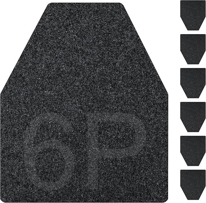 ToLanbbt 6PCS Urinal Mats for Men Bathroom Non-Slip Urinal Floor Mats Water Absorption Urinal Pads for Mens Room Disposable Commercial Toilet Urine Mats for Men’s Bathroom Restroom, Dark Gray