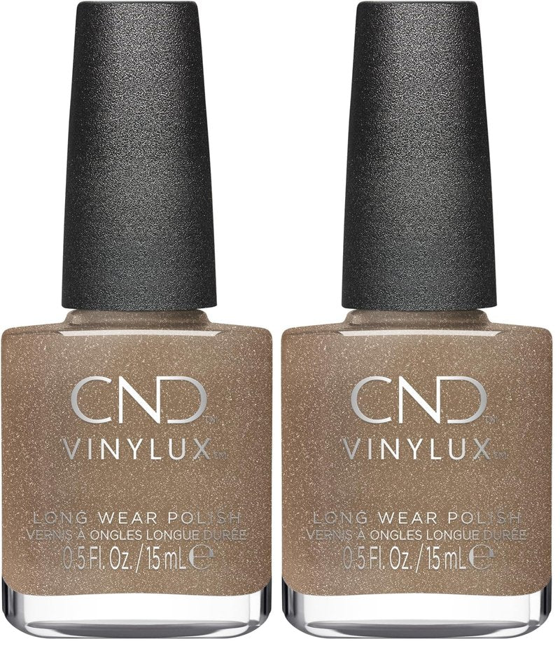 CND Vinylux Longwear Metallic Nail Polish, Gel-like Shine & Chip Resistant Color, 0.5 Fl Oz (Pack of 2)