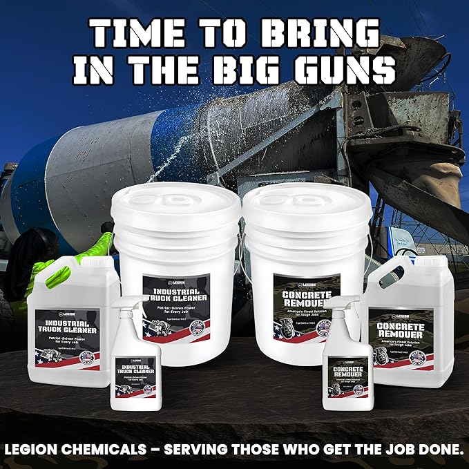 Industrial Truck Cleaner – Degreaser & Cleaner Kit with 1 Quart and 1 Gallon Bottles, Tough on Road Grime, Gentle on People and Equipment
