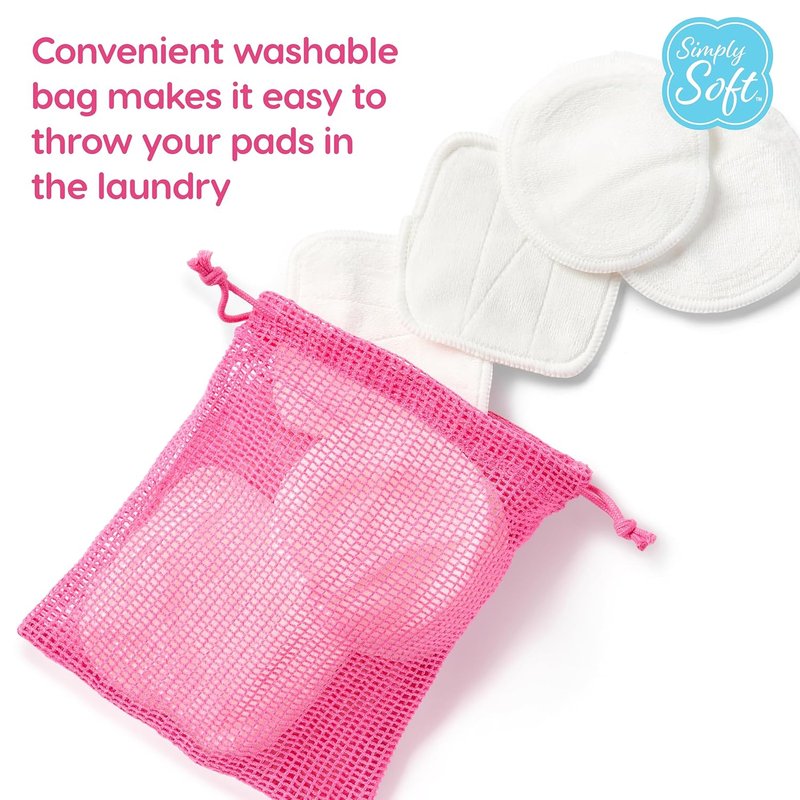 Reusable Cotton Rounds - Makeup Remover Pads for All Skin Types | 14 Count, Sustainable & Dermatologically Tested