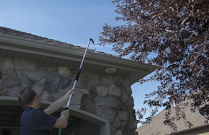Orbit 58543 Telescoping Gutter Cleaning Wand, Silver (Pack of 2)