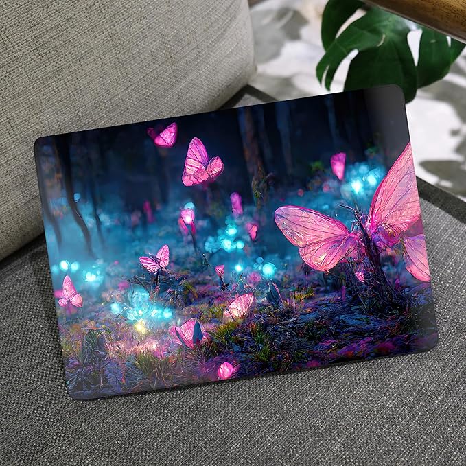 MEEgoodo for M5/M4/M3/M2 MacBook Air 15 inch Case 2026 2025 2024 2023, Case Fit Model (A3448/A3241/A3114/A2941) for MacBook Air 15.3 inch, Fantasy Forest