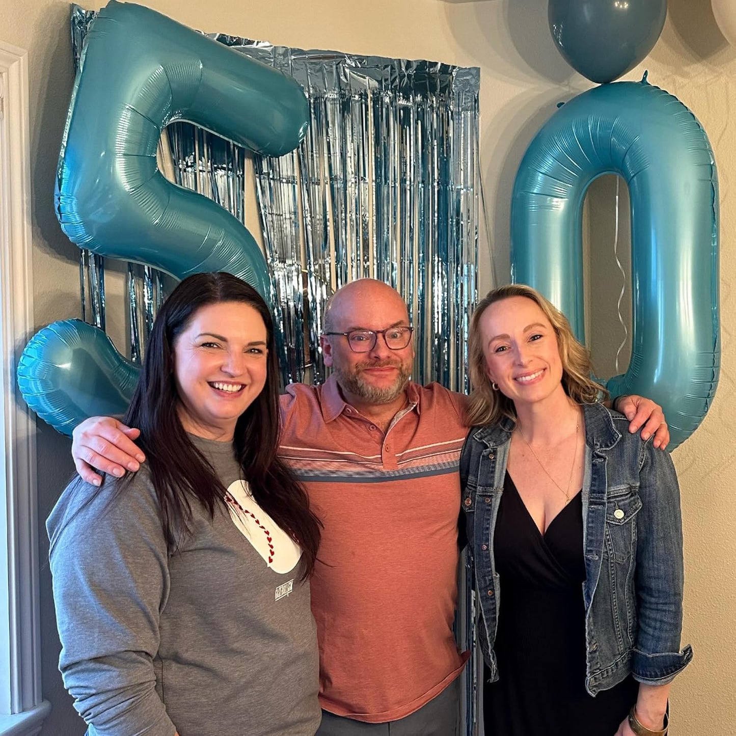 Pearlescent Blue 40-Inch Number Balloon - 0 Balloon for Birthday Decorations | Perfect for All Ages