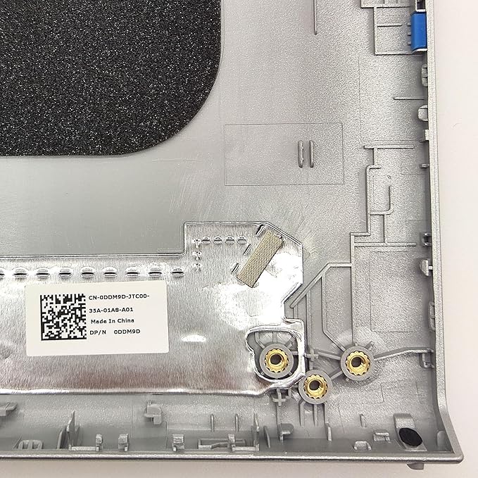 Jxjslp Replacement LCD Back Cover Rear Top Lid with Hinges for DELL Inspiron 15 3510 3511 3515 3520 3525 Series Laptop 0DDM9D DDM9D Silver