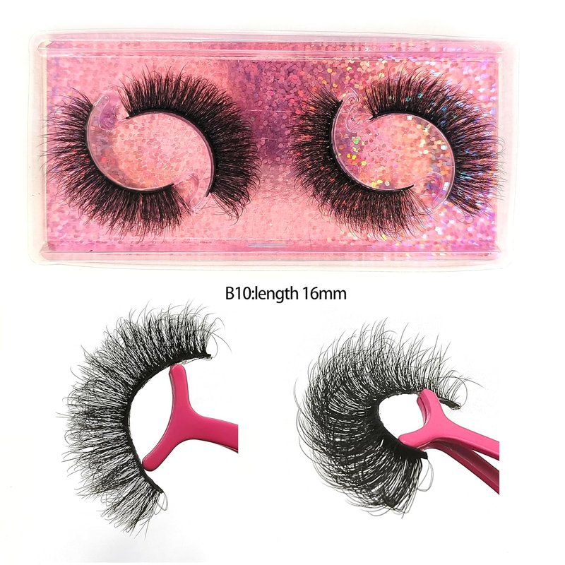 Fluffy False Eyelashes - 12-15mm Natural Look Faux Mink Lashes | 60 Pairs in 10 Styles