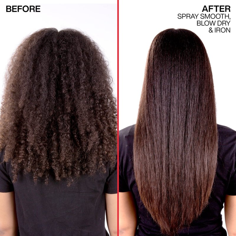 Redken Spray Smooth Anti Frizz Hair Spray | Frizz Control and Heat Protection | Instant Smoother | With Citric Acid | Paraben, Sulfate & Silicone-Free| 2 Oz