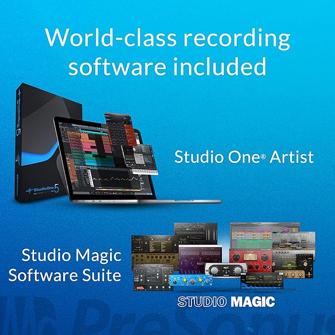 PreSonus AudioBox USB 96 25th Anniversary Studio Recording Package