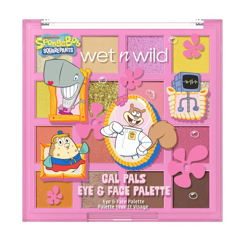 wet n wild Spongebob Eye & Face Palette - Gal Pals