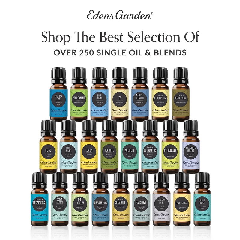 Edens Garden Lilac Body Oil – Bath, Body & Massage Oil with Pure Essential Oils & Vitamin E, Moisturizing Floral Aromatherapy for Skincare, 4 fl oz (118 ml)