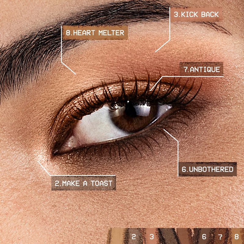 Smashbox Always On Mood Board Eye Shadow Palette | Long-Wearing Eye Shadow Palette For Every Mood | High Pigment + Shimmer Shades, 0.24 Ounce, Cozy Vibes