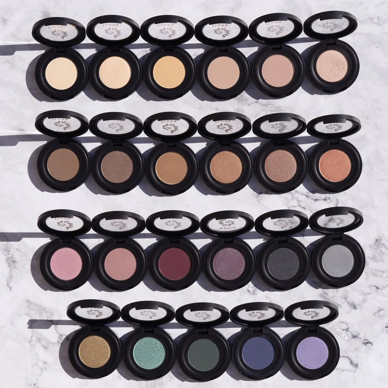 BaeBlu Hypoallergenic Eyeshadow Organic 100% Natural Finely Pressed Velvety Smooth Powder, Made in USA, Jupiter