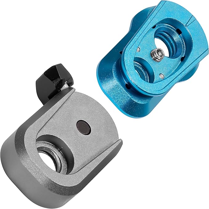 KONDOR BLUE | Mini Lock Quick Release Plate System | NATO Rail, ARRI-Style Anti-Twist, 1/4-20 & 3/8-16 Mounts, Zero Play Locking for Monitors, Arms, Accessories | Blue