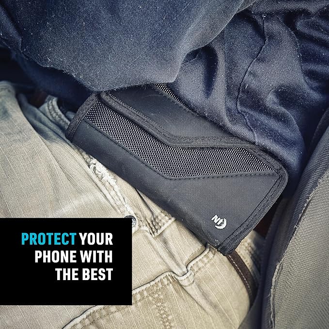Nite Ize Clip Case Sideways Universal Rugged Holster - Belt Clip Phone Case for Easy Access - Heavy Duty & Protective - Multi-Purpose - Durable Design - Horizontal, XL