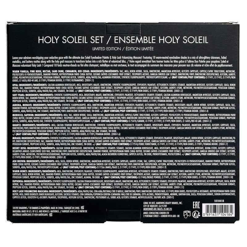 LORAC Holiday Collection - Holy Soleil Makeup Set | Perfect Gift for Beauty Lovers