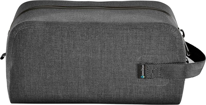 Skog Å Kust DoppSåk Waterproof Travel Toiletry Bag - Large, Leak-Proof Design, Black