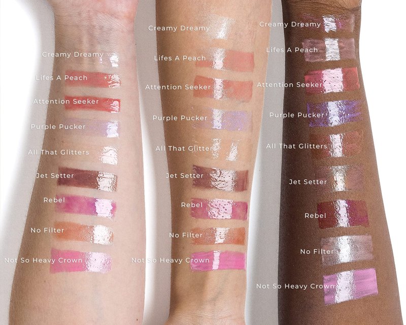 Rinna Beauty Lip Plumping Gloss - Creamy Dreamy - Helps Boost Collagen, Increases Lip Volume, Elastin Production - Vegan, Cruelty-Free - 1 each