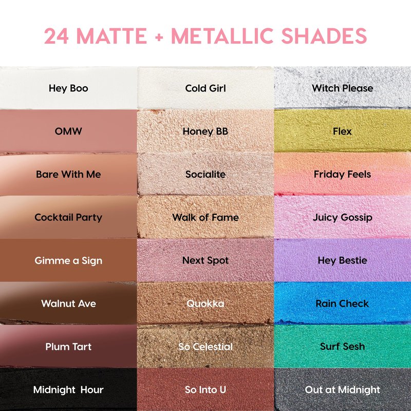 ColourPop Metallic Neutrals Shadow Stix Makeup Kit - Shimmer Eyeshadow Make Up Set - Vegan & Cruelty-Free Cream Eyeshadow Sticks with High-Pigment & Metallic Finishes (3 Count)